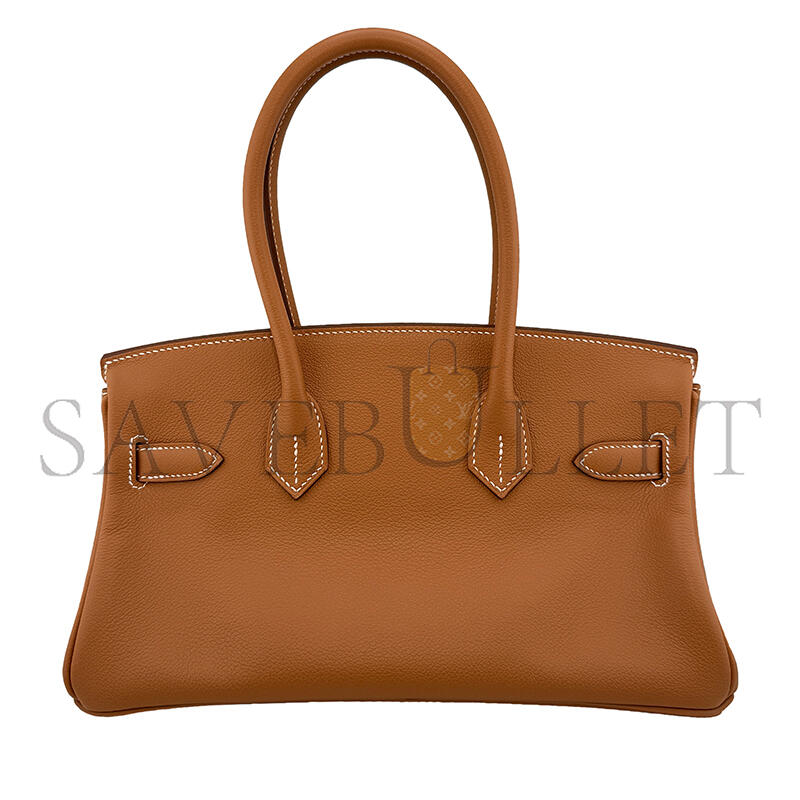 H**me5 master gold evercolor shoulder birkin 29 palladium hardware 382465 (29*16*3cm)